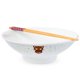 thumbnail image 1 of Tazón de ramen Silver Buffalo 850 ml Chococat con palillos, 1 of 6