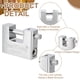 thumbnail image 3 of Uxcell Candado de Alta Seguridad Acero Forma D Grillete Resistente 2.4", 3 of 7