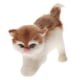thumbnail image 1 of Gato Precioso Realista De Piel Real Regalos De Los Ni?os Animal Peludo En Casa De Decoración 11 * 8cm, 1 of 3