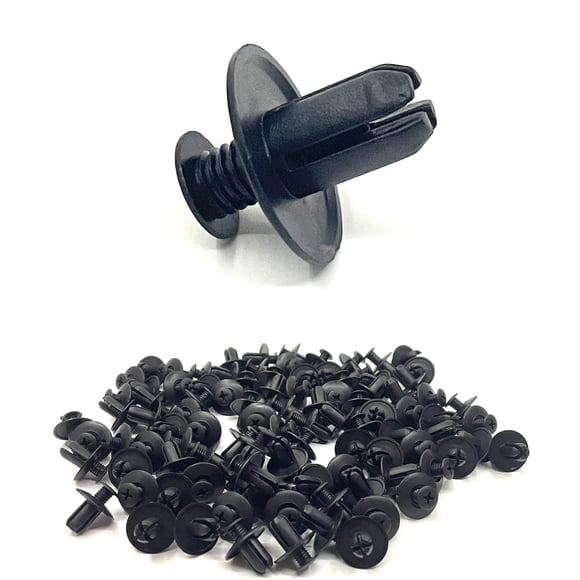 100 clips de retención para revestimiento de guardabarros y molduras laterales, protección contra salpicaduras, compatibles con Ford, Mazda, Hyundai, Kia MB-455-56143 86590-28000, carrocería de auto