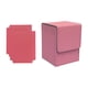 thumbnail image 4 of Caja de baraja de cartas grande para coleccionar cartas con separadores Estuche de baraja de cartas Juego coleccionable Rosa, 4 of 5