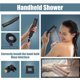 thumbnail image 4 of Juego de grifos de ducha Aolemi Rain Shower System, color negro mate, 4 of 9