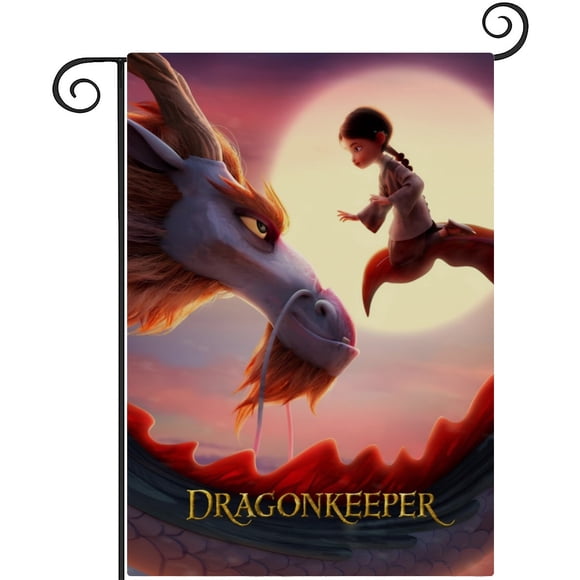 El Guardián del Dragón-bandera de jardín temática. Regalo perfecto para fans, amigos y familiares, ideal para actividades al aire libre y decoración de fiestas.28CM*45CM