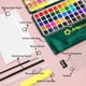 thumbnail image 3 of Set de pinturas de acuarela Artecho de 100 colores con metal y accesorios, 3 of 7