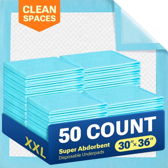 Almohadillas desechables CLEAN SPACES Super Absorbency 30 x 36 cm