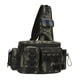 thumbnail image 5 of Bolsa De Aparejos De Pesca, Soporte Para Caña, Estuche De Transporte, Bolsa De Pecho Para Hombres Y Mujeres, Senderismo, Talla S, Patrón Verde, 5 of 5