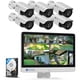 thumbnail image 1 of Sistema de cámaras de seguridad Forcovr 8 canales 8 MP NVR, 6 cámaras IP de 5 MP, IP67, 1 of 9