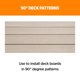 thumbnail image 4 of Sujetadores para Deck Camo EdgeClip 900 unidades Acero Inoxidable, 4 of 9