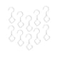 thumbnail image 4 of 10 Uds Ganchos En S Para Colgar Perchas Resistentes Al óxido Para Bolsas De Macetas Blancas, 4 of 5
