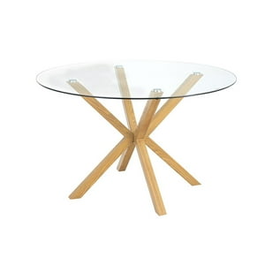 Oh! Mi Hogar ® - Mesa Ohmioh Redonda De Vidrio 120Cm