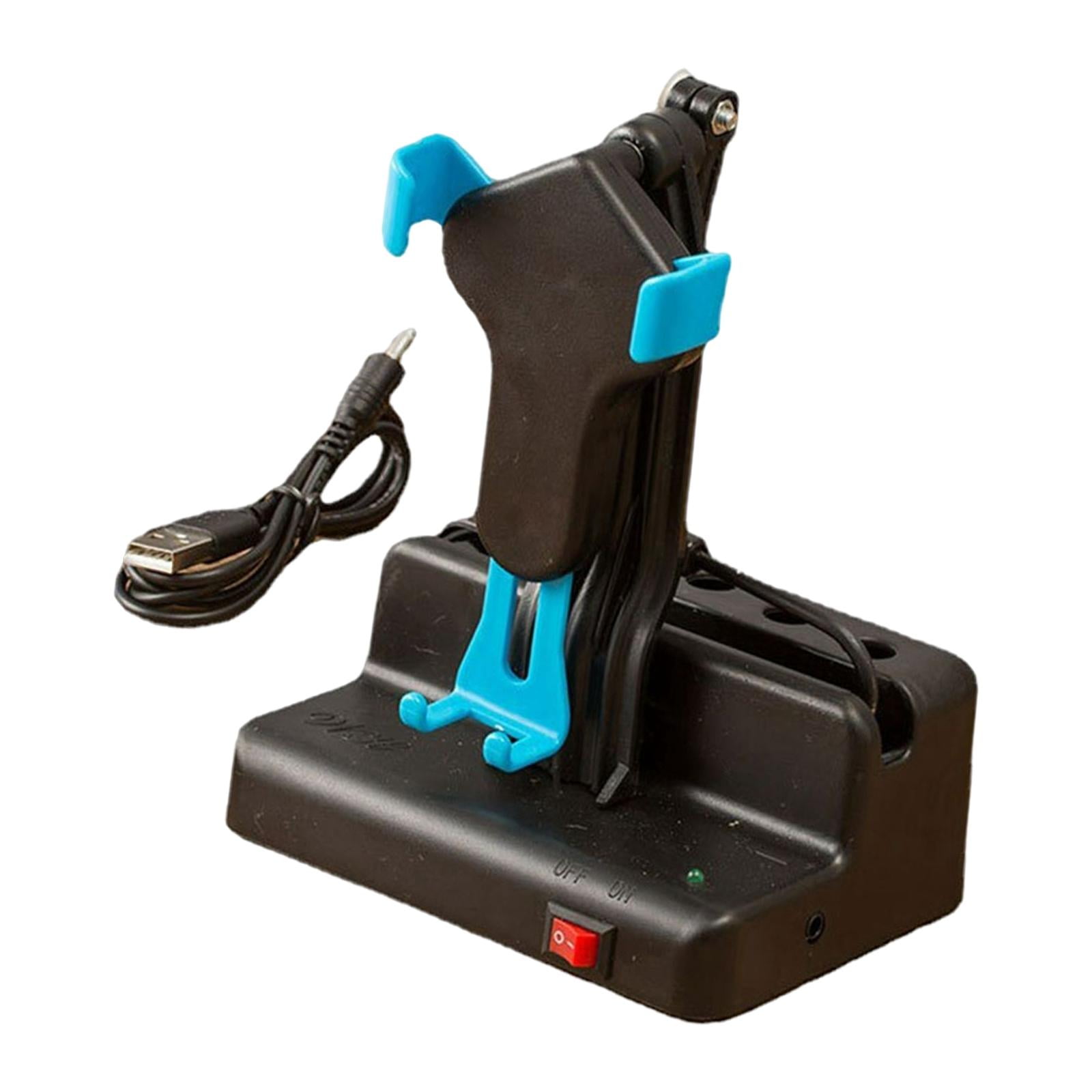 Magideal - Columpio Para Teléfono Cable Usb Soporte Para Teléfono Móvil Wiggle Walking Smart Watch Instalación Simple Accs Podómetro Para Teléfono Móvil Para Azul