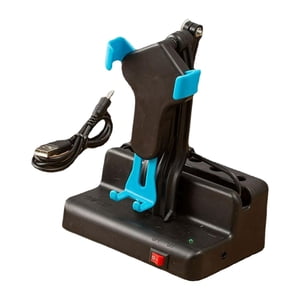 Magideal - Columpio Para Teléfono Cable Usb Soporte Para Teléfono Móvil Wiggle Walking Smart Watch Instalación Simple Accs Podómetro Para Teléfono Móvil Para Azul