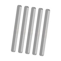 Magideal - 5 Placas De Acero Para Chaleco De Peso, Cabeza Redonda De Fitness Con Capacidad De Carga Para Caminar, Desarrollar Músculos Y Actividades Al Aire Libr 15 Cm X 25 Cm X 07 Cm