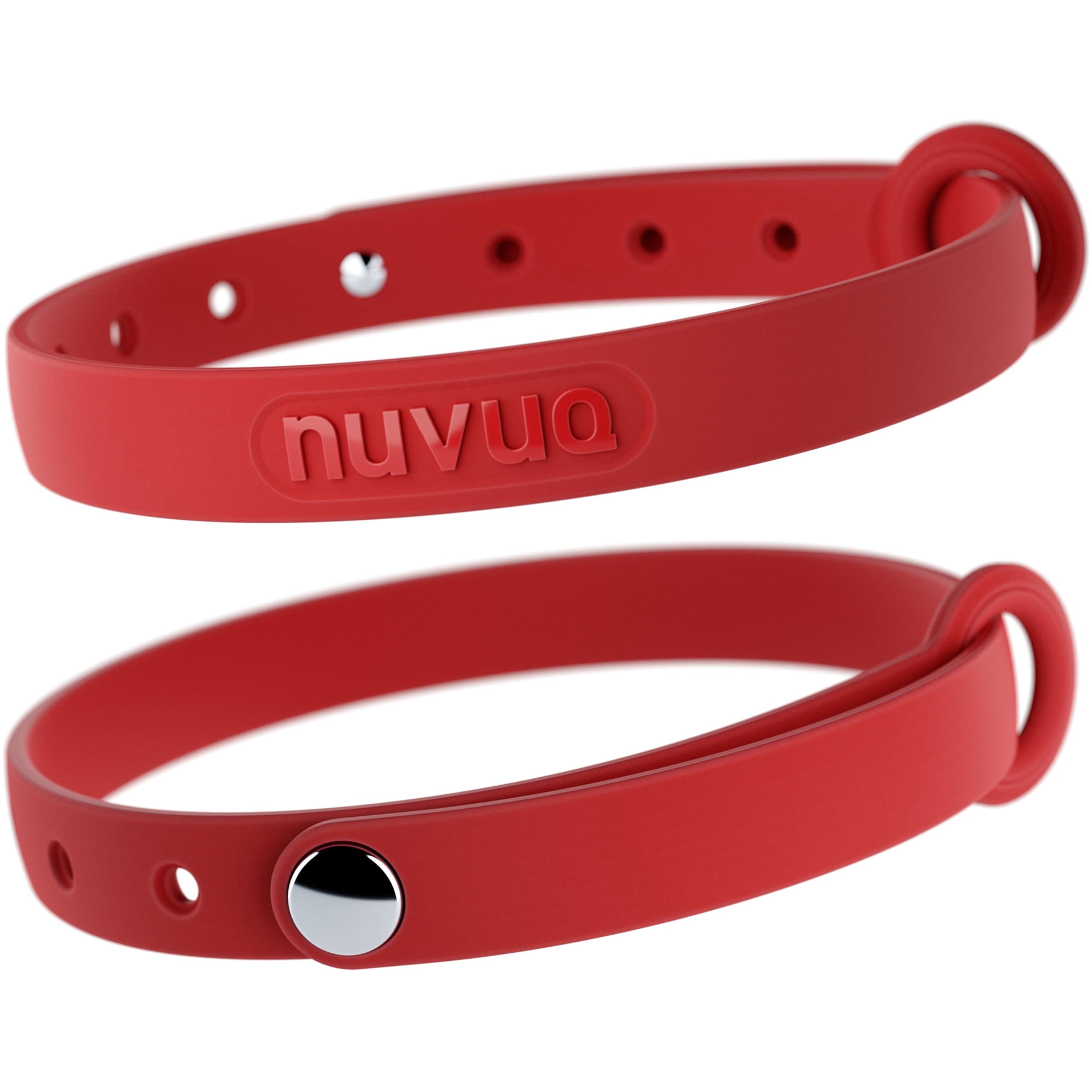 Collar Para Gatos Nuvuq, Suave, Cómodo Y Ligero, Paquete De 2, Rojo