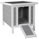 thumbnail image 1 of Caseta para conejos AMZOSS 42x52x44 cm impermeable con rampa, 1 of 7