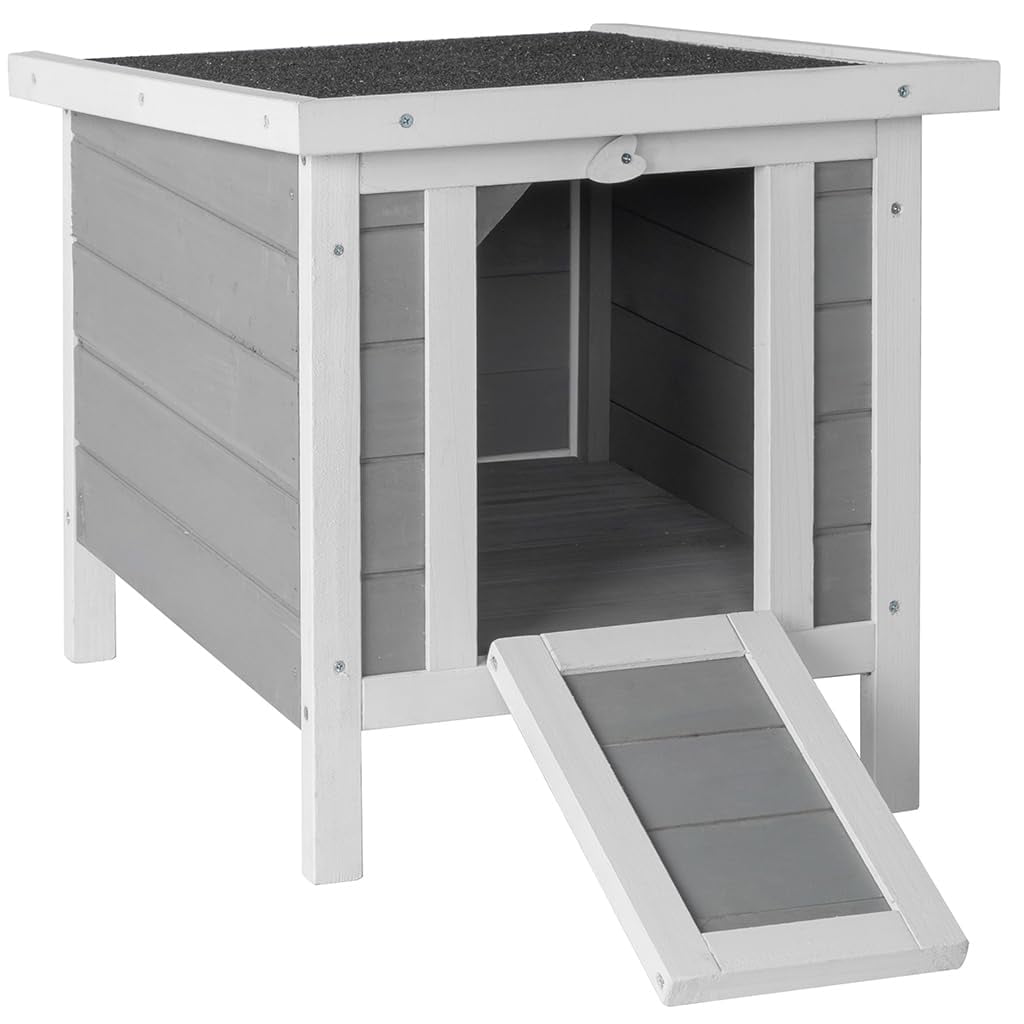 Caseta para conejos AMZOSS 42x52x44 cm impermeable con rampa