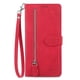thumbnail image 2 of Para Samsung Galaxy S26 Ultra 5G Funda de 6.9 Pulgadas, Billetera para Mujer Hombres, Duradera de Cuero PU Magnética con Tapa, Correa de Cordón, Correa de Muñeca con Cierre, Tarjetero, Billetera,, 2 of 10