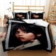 thumbnail image 3 of Juego de ropa de cama de Wednesday Addams para niños y niñas, tamaño individual o queen, funda nórdica y funda de almohada, para cama infantil o adulta - Lc, 3 of 3