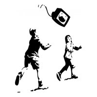 Rienda Libre Graphics - Decomural Tv Children Banksy Ws-34487