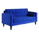 thumbnail image 2 of Sofa Retro 3 Cuerpos Felpa 00 Azul, 2 of 5