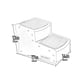 thumbnail image 4 of Pet Stairs Pet Gear Easy Step II, 2 peldaños, para gatos y perros, 4 of 4