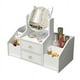 thumbnail image 1 of Cajón Con Espejo Y Repisa Organizadora De Joyero Cosméticos Blanco, 1 of 5