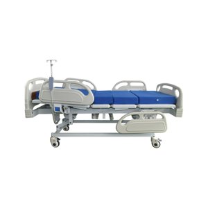 Glomed - Cama Clínica Eléctrica 5 Posiciones Dlux + Colchón Pvc 8Cm