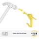 thumbnail image 3 of Kit Colgador Cuadros OOK 15 Piezas Acero Zinc 1030lb, 3 of 3