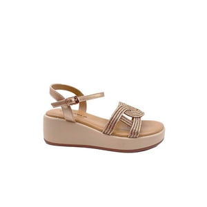 Todopiel - Sandalia Mujer Beige Zb025