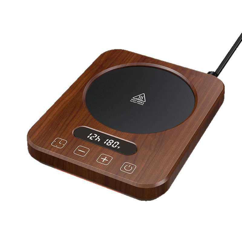 Xusx111 - Calentador De Taza - Calentador De Taza De Café Para Escritorio Con Pantalla De Temperatura, Apagado Automático De 12 Horas, Calentador De Vela Inteligente - Accesorios De Regalos De Café Id