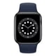thumbnail image 1 of iPhone Watch Series 6 (GPS + Celular, 44 mm) - Caja de aluminio azul con correa deportiva azul marino intenso (renovado), 1 of 5
