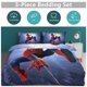 thumbnail image 2 of Cartoon Spiderman Kid Boy Room Decor Size Bedding Set for 3 Piece Bedding with 1 Flat Sheet And 2 Pillowcases Twin, 2 of 5