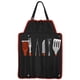 thumbnail image 1 of Delantal Asado Parrilla Negro Con 9 Herramientas, 1 of 3