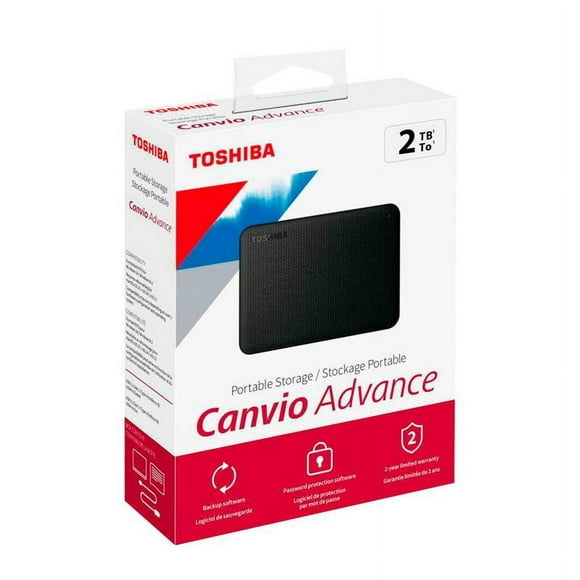 Toshiba Dd 2Tb Canvio Advance V10 Negro