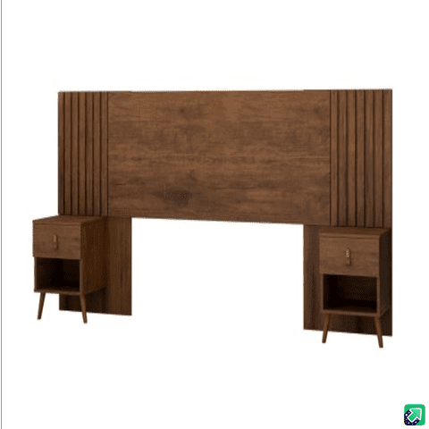 Be Design - Respaldo Box Lady Ripada Caramelo