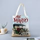 thumbnail image 2 of Mr. Magoo Bolso de tela con estampado de lienzo para mujer, bolsa de compras reutilizable y estética, con cremallera interior, regalo para mujer,40*45cm., 2 of 6