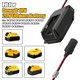 thumbnail image 2 of Convertidor Reductor de 18V a 12V para Adaptador de Batería de*walt Adaptador de Encendedor Adaptador de Rueda de Potencia, 2 of 9