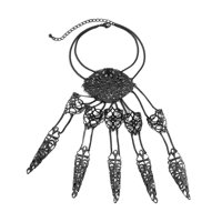 Ioensy - Pulsera De Decoración De Cinco Anillos Brazalete De Anillo Punk Para Concierto Vocal Halloween Pascua