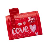 Magideal - Buzón Del Día De San Valentín, Contenedor De Almacenamiento De Juguetes, Proyectos De Bricolaje, Caja De Dulces De Chocolate, Tarjetas De Rojo