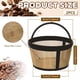 thumbnail image 3 of Filtro de café Hongliang reutilizable de 4 tazas, paquete de 2, acero inoxidable, 3 of 7