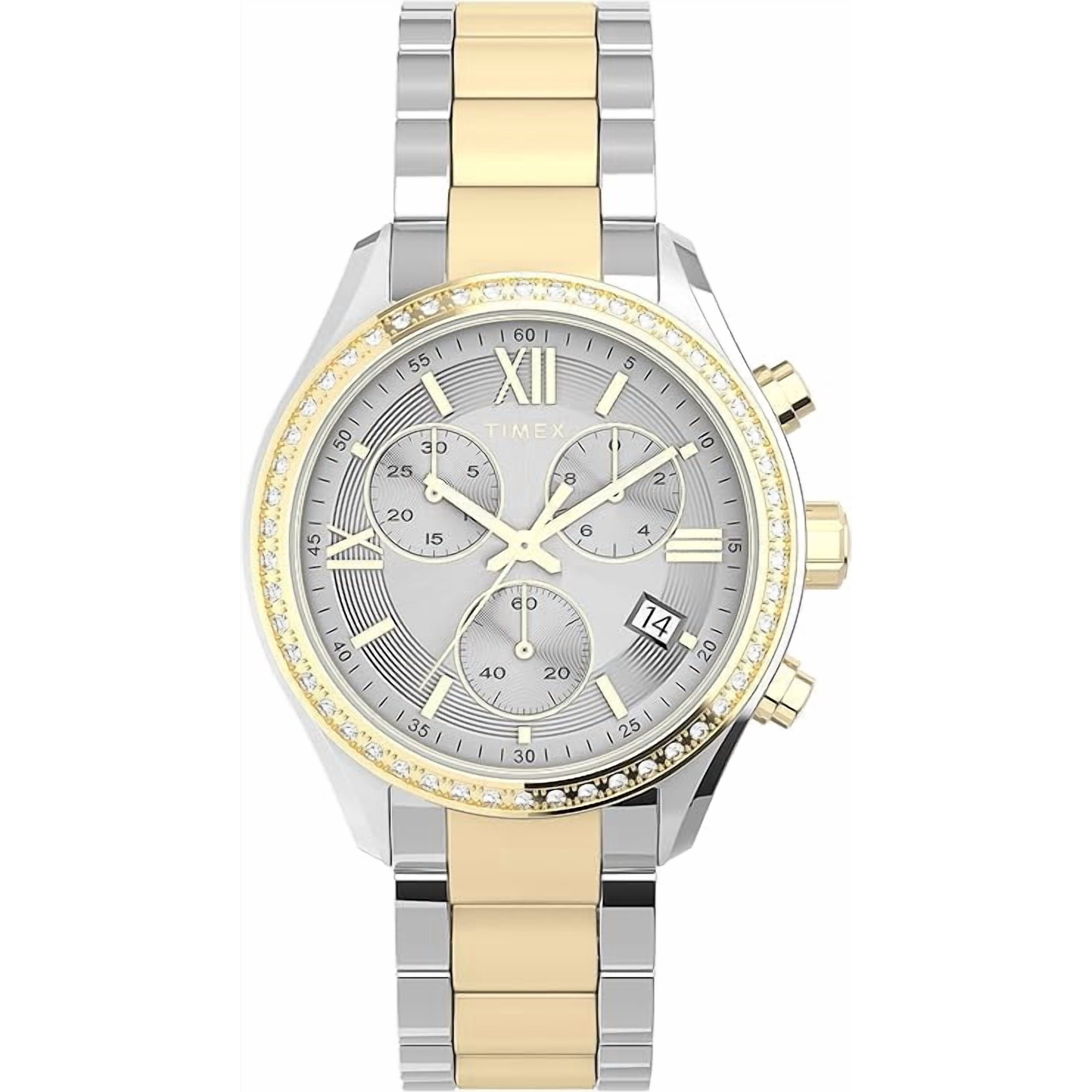 Reloj Cronógrafo Digital Timex Bicolor Mujer 38mm