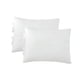 thumbnail image 3 of Funda De Almohada De Poliéster Color Sólido Funda De Cojín Con Corbatas 2 En 1 Blanco, 3 of 5