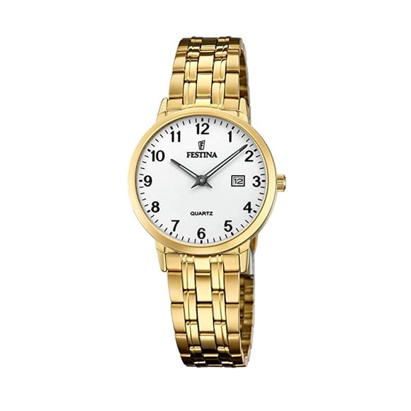 Reloj F20514 1 Blanco Mujer Acero Clasico