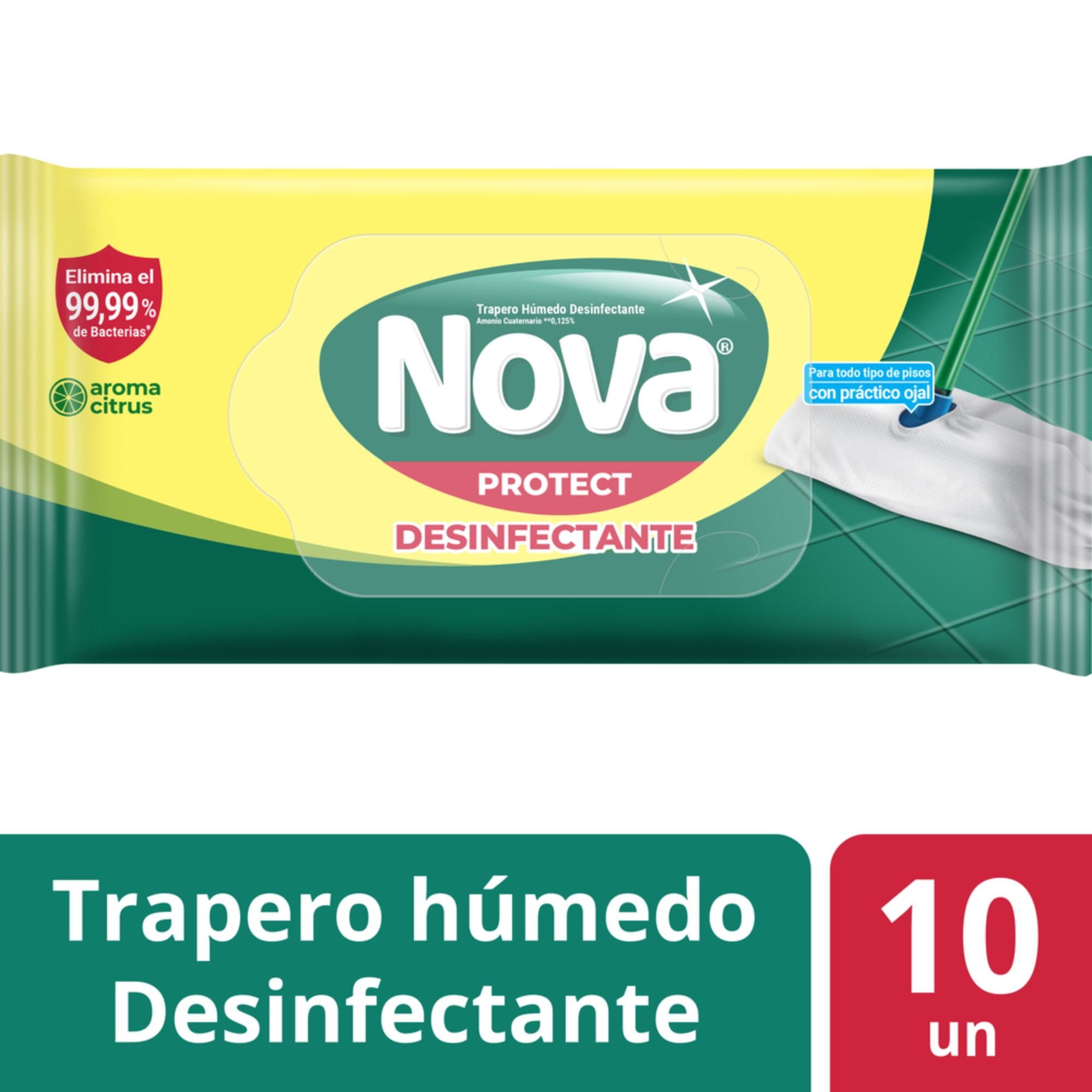 Nova - Trapero Húmedo Desinfectante Aroma Citrus Doypack