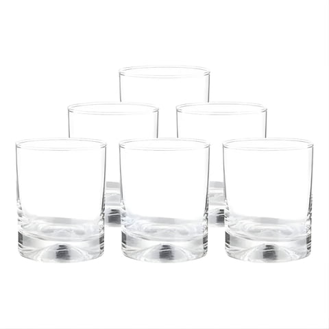 Cristar - Set 6 Vasos Bajos Manhatan Jugo Whisky Bebidas