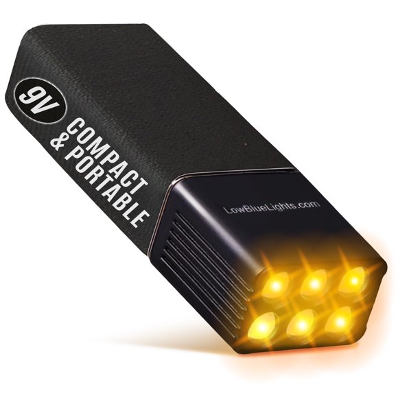 Linterna LowBlueLights 7 cm Bloqueo de Luz Azul 9 V