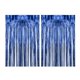thumbnail image 2 of 2 Uds Cortinas Con Flecos De Papel De Aluminio Brillante Decoración Para Halloween Carnaval Graduación Azul, 2 of 5