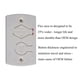 thumbnail image 2 of Placa de cubierta de ajuste exacto para estación de pared de puerta de garaje Wayne Dalton, 2 of 9
