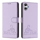 thumbnail image 2 of Funda tipo cartera FOXDOCK para Samsung Galaxy A06 5G con soporte, ranuras, RFID, diseño de gato, 2 of 5
