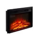 thumbnail image 2 of Electric Fireplace Insert 23" 1400W 120V ,Equipped with remote control, ultra thin heater with log set & realistic flame - BLACK, 2 of 3